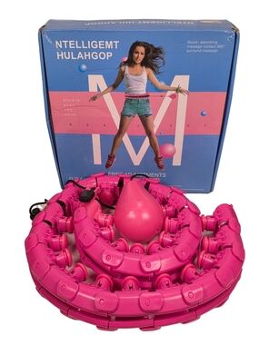 Weighted Hula Hoop Fitness 24 Knots Adult Hoola Thin Waist Weight Loss